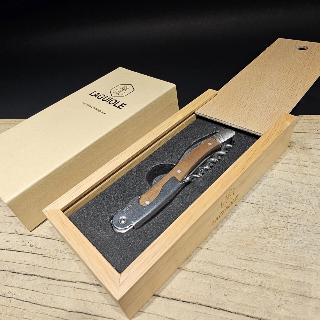 Corkscrew with Walnut Wood Handles - 7