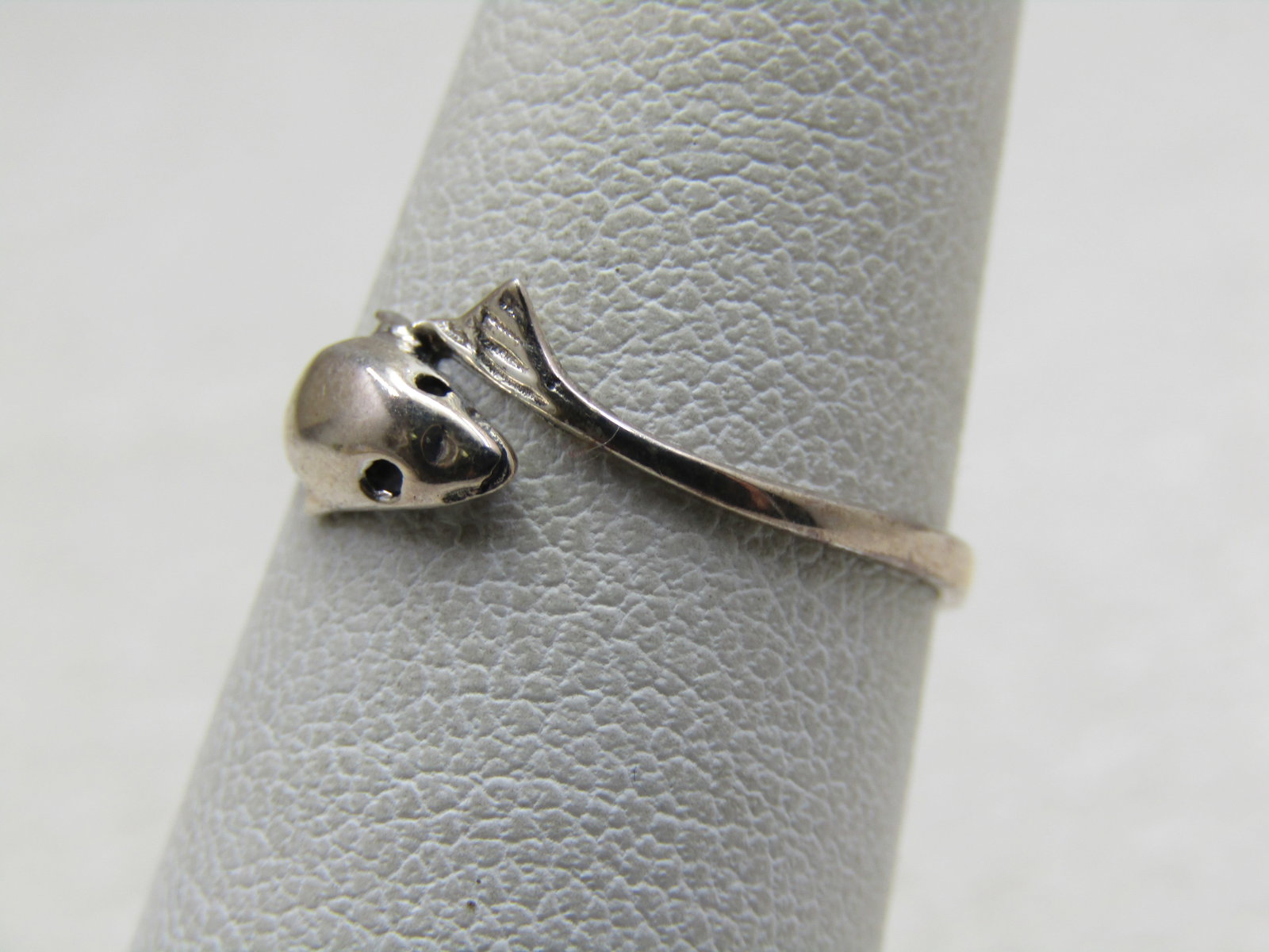 Sterling Silver Dolphin Bypass Ring, Sz. 6.5 - 3