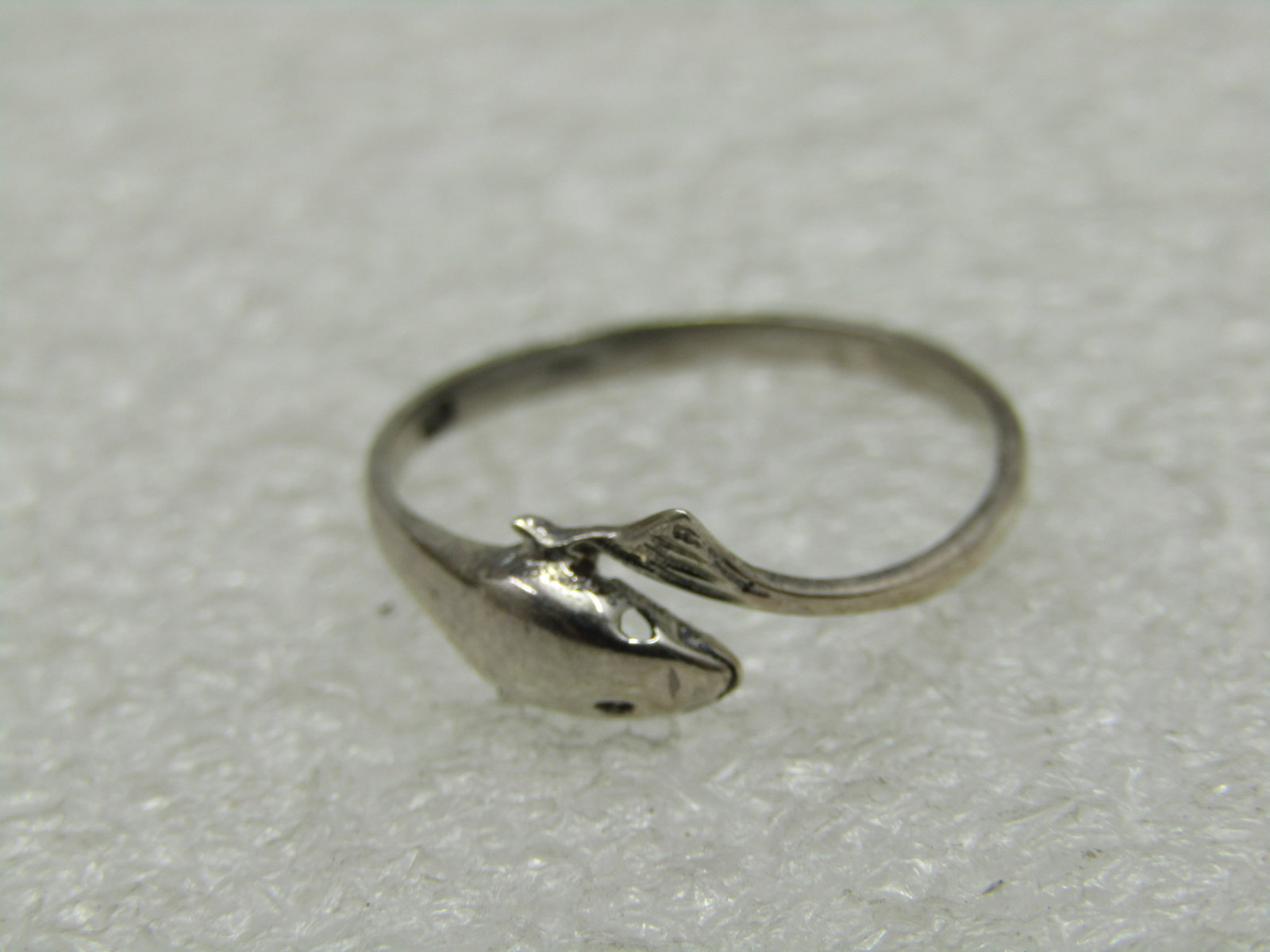 Sterling Silver Dolphin Bypass Ring, Sz. 6.5 - 6