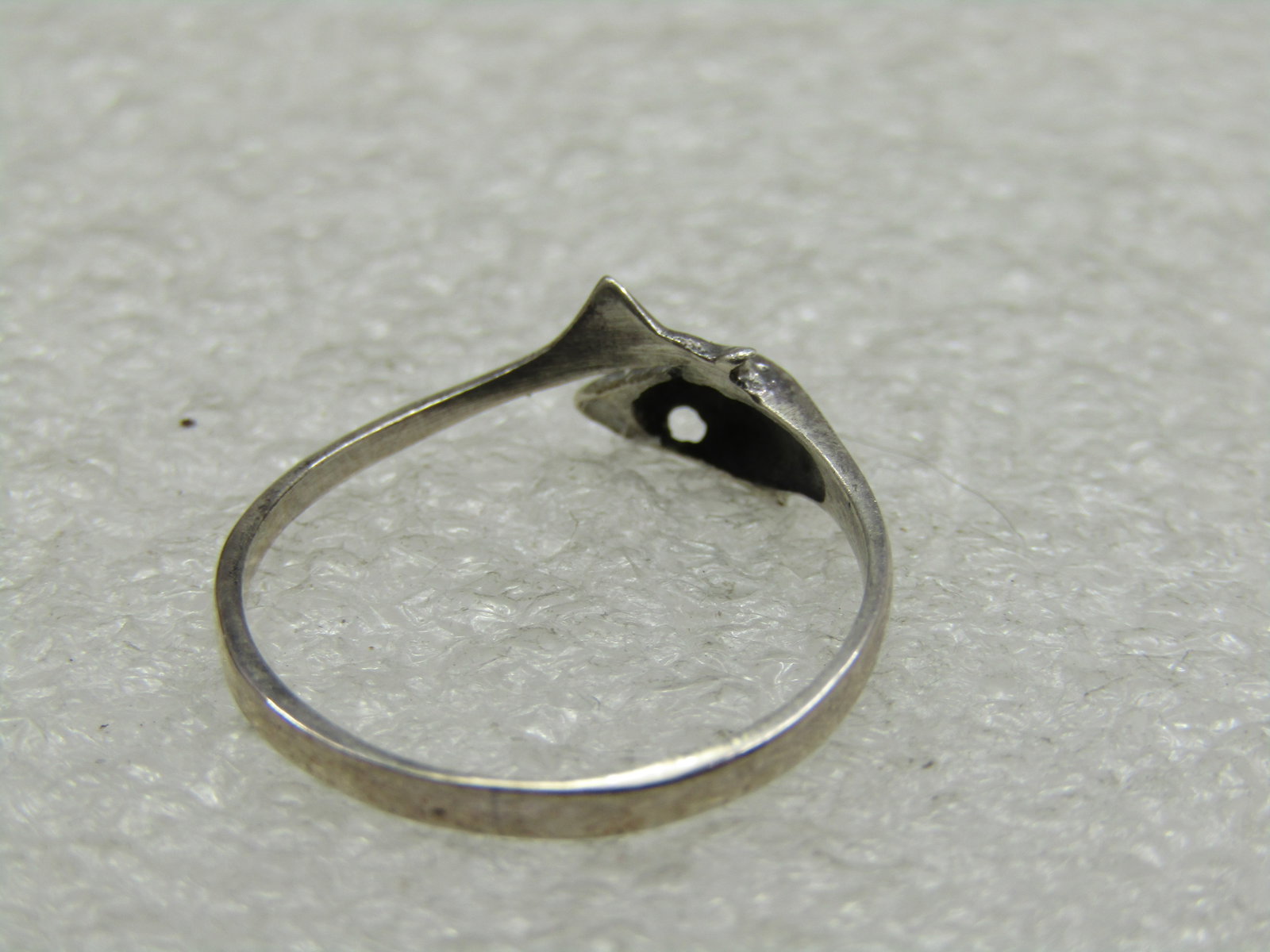Sterling Silver Dolphin Bypass Ring, Sz. 6.5 - 7