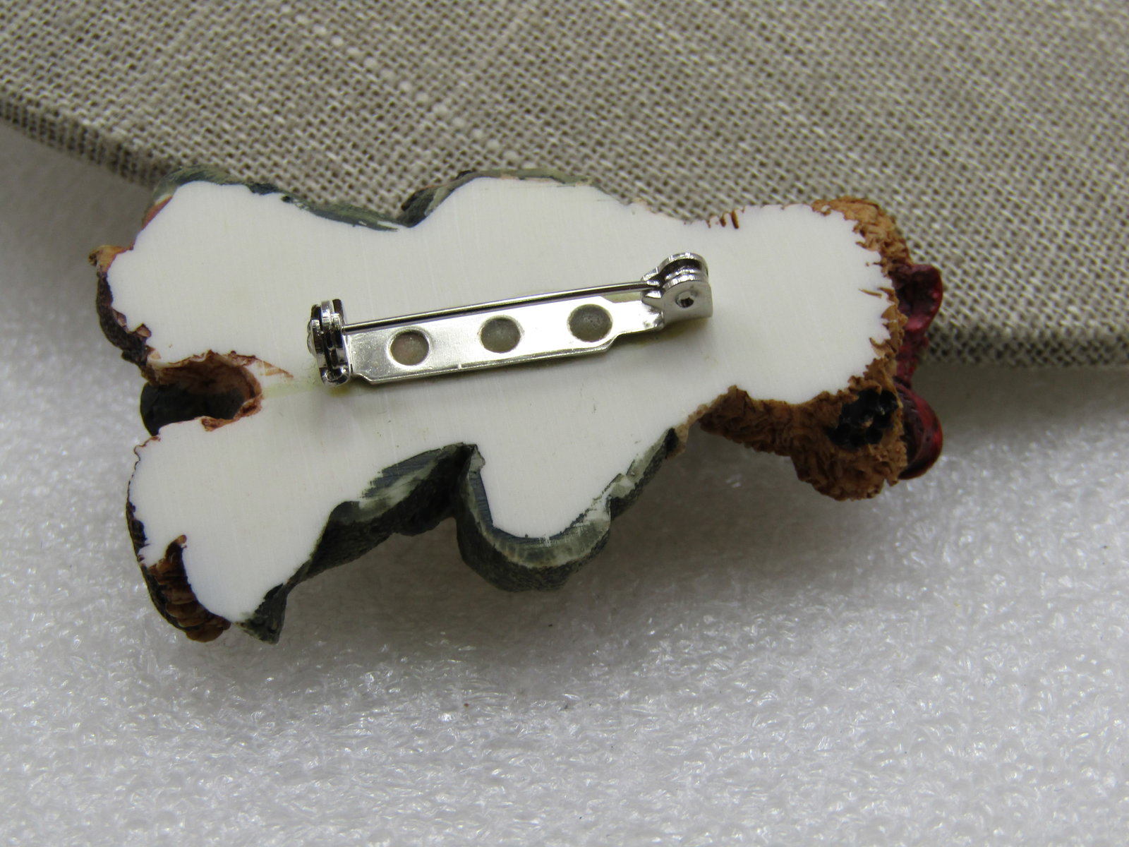 Boyd's Bear Tea Server Brooch, 2.25", Painted - 5