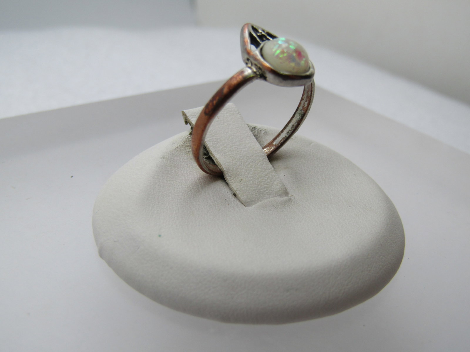 Vintage Sterling Bird on Nest Tie Tack Rhinestone Eggs, Signed Anson, 1960's - 3