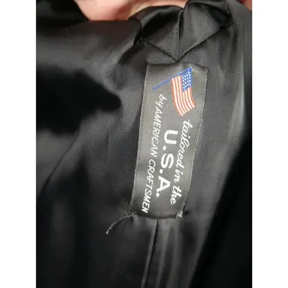 Stunning Black & Blue Iris Gray Mink Fur Coat Jacket Unisex Men or Women - 7