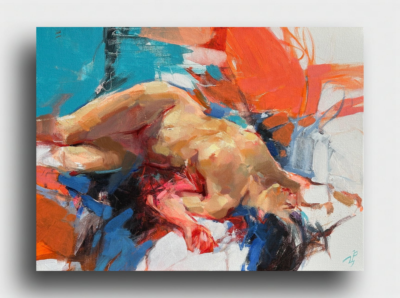 Oil portrait painting Figure Ivan T. - 2