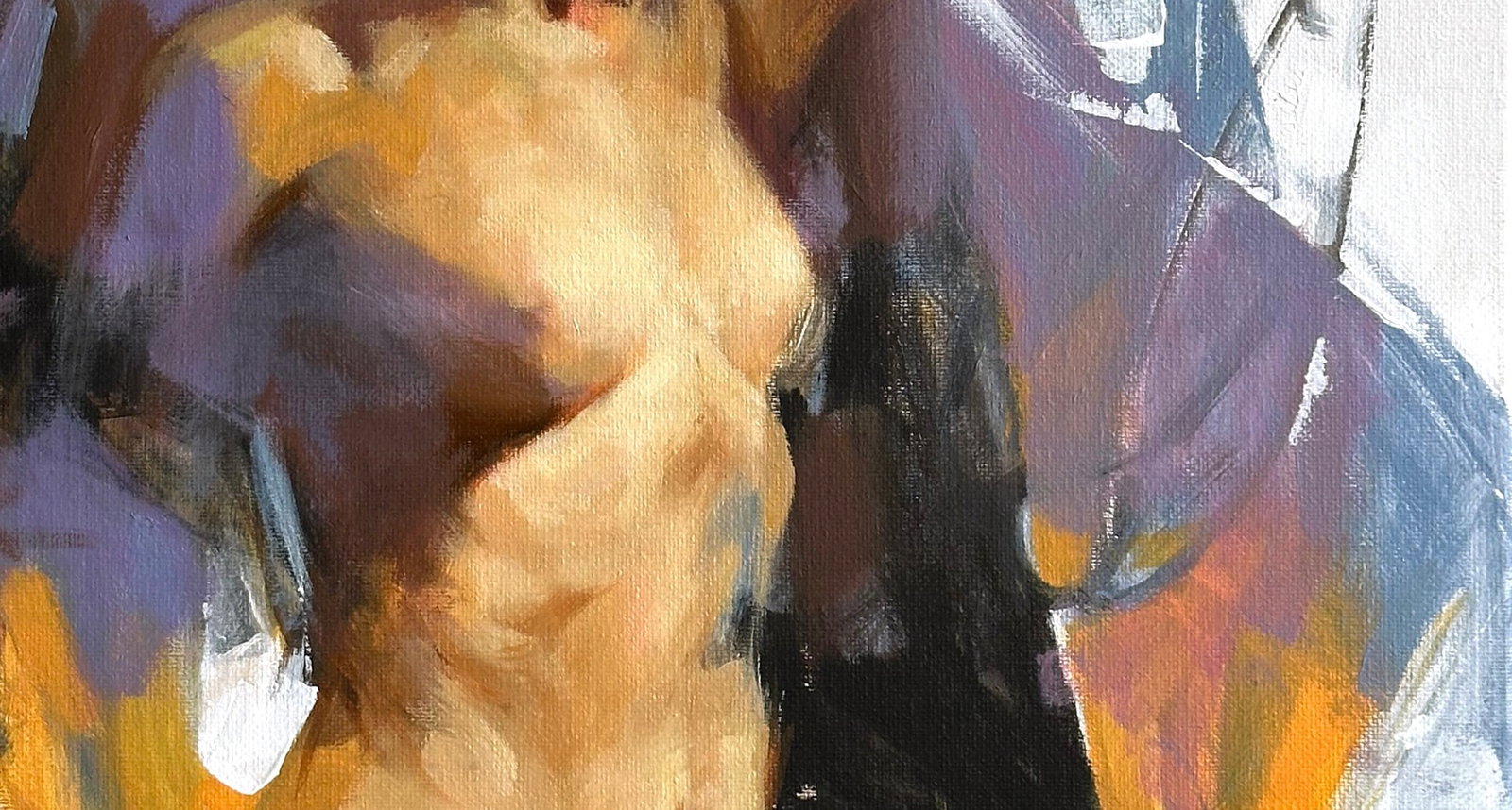 Oil portrait painting Figure Model Ivan T. - 9