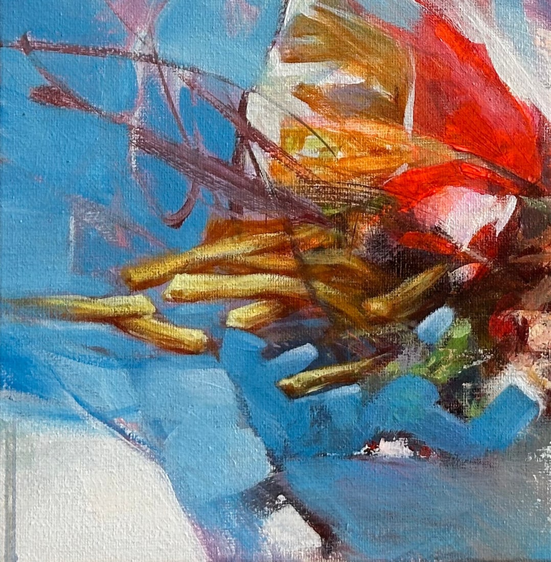 Oil still life painting Supper Ivan T. - 7