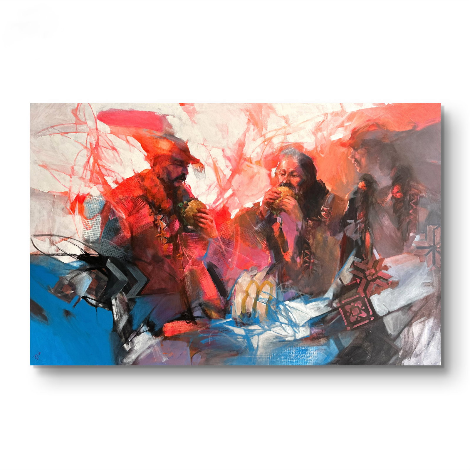 Oil portrait painting Degustation Ivan T. - 2