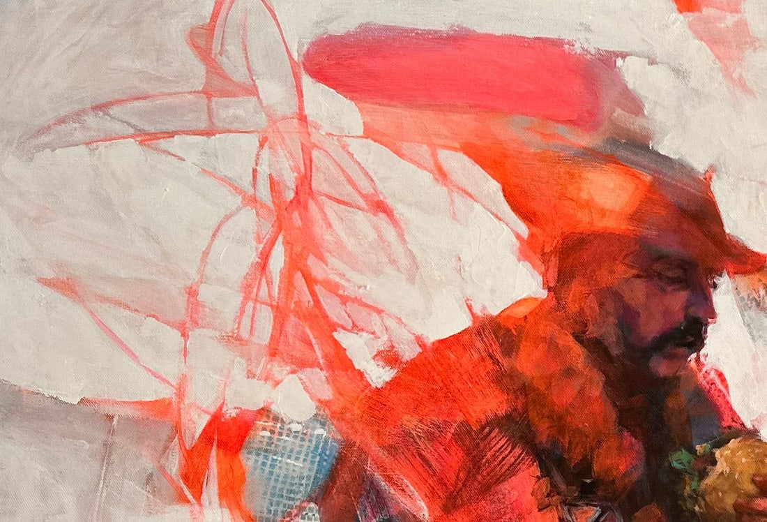 Oil portrait painting Degustation Ivan T. - 3