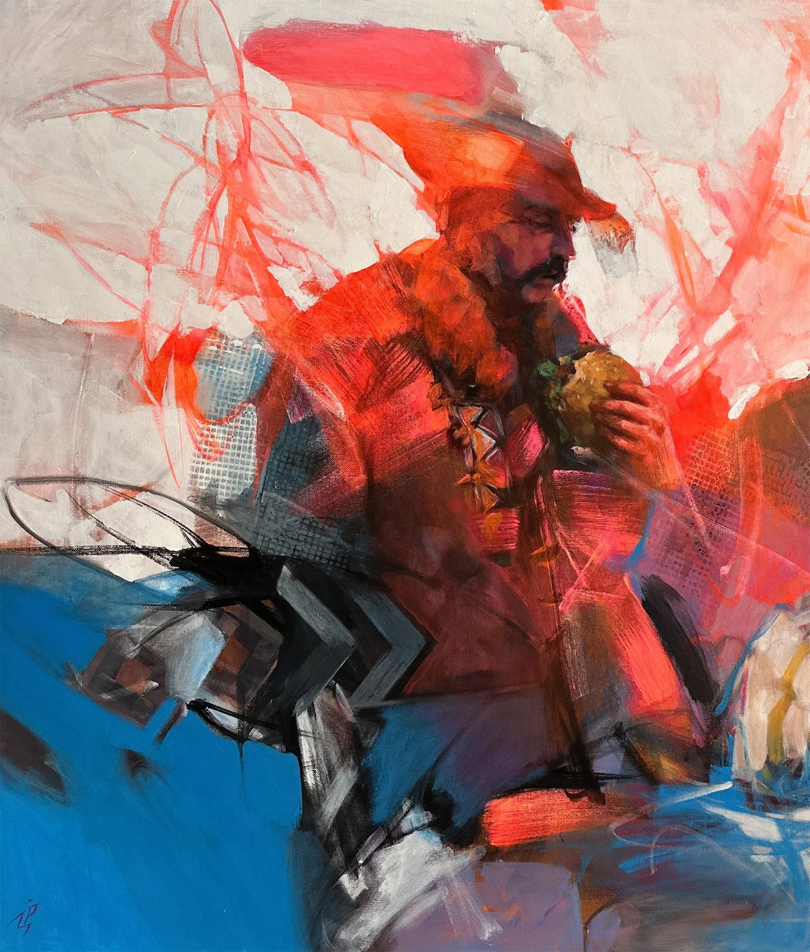 Oil portrait painting Degustation Ivan T. - 9