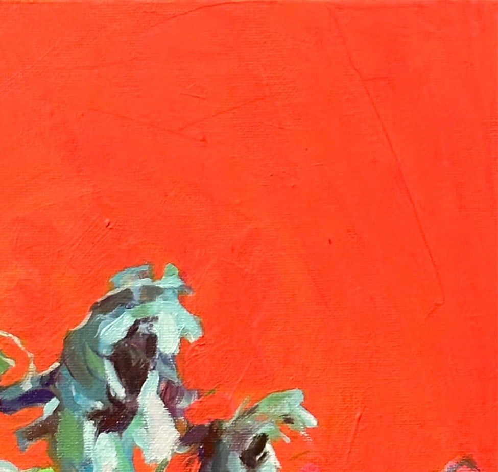 Oil still life painting Sunflowers Ivan T. - 4