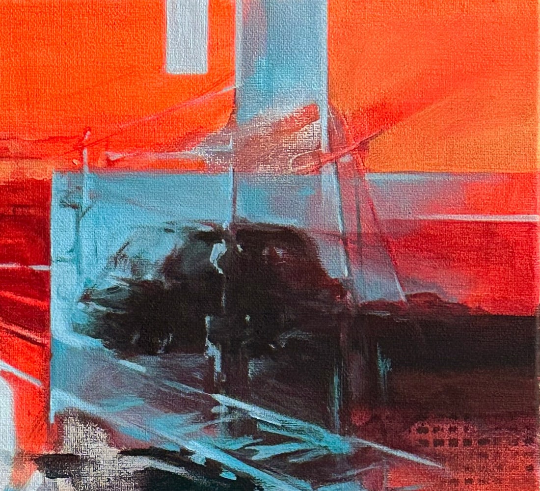 Oil genre painting Waiting Ivan T. - 4