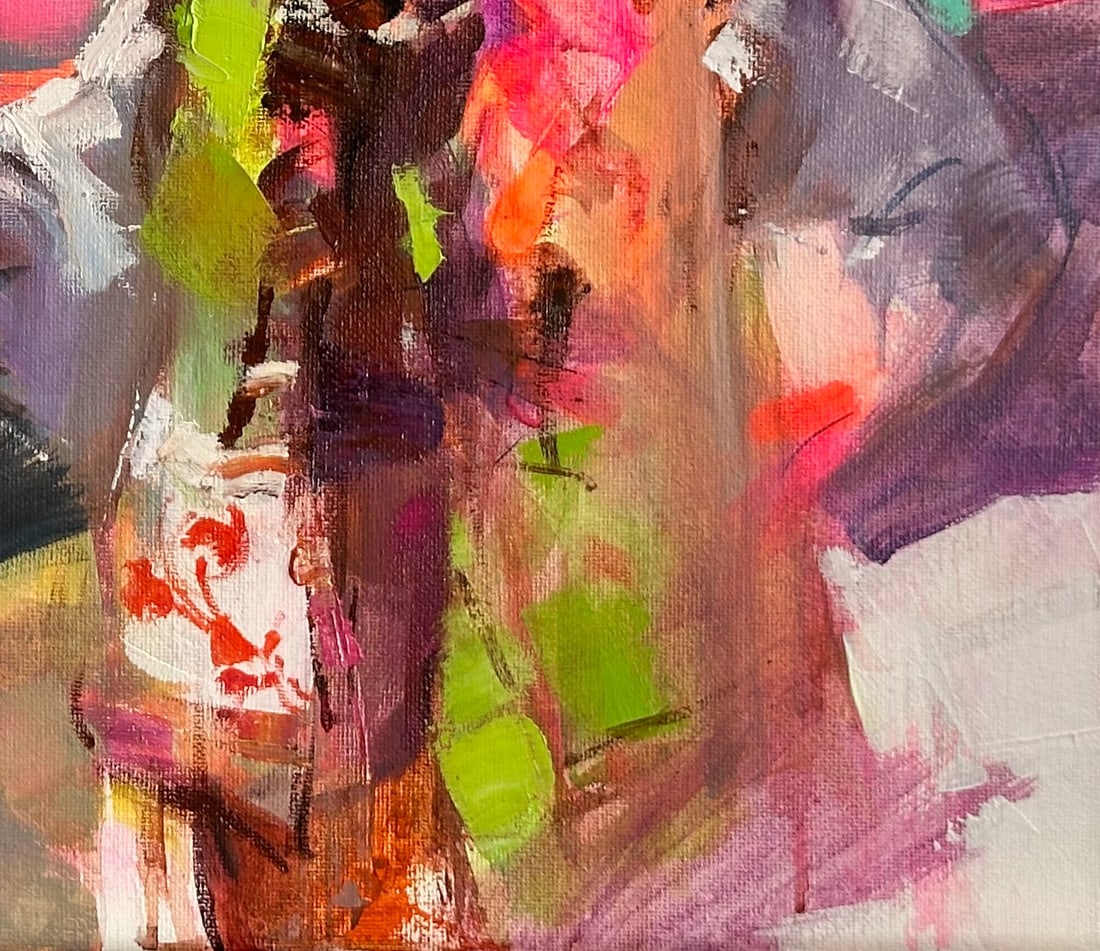 Oil genre painting Woman with a doll Ivan T. - 6