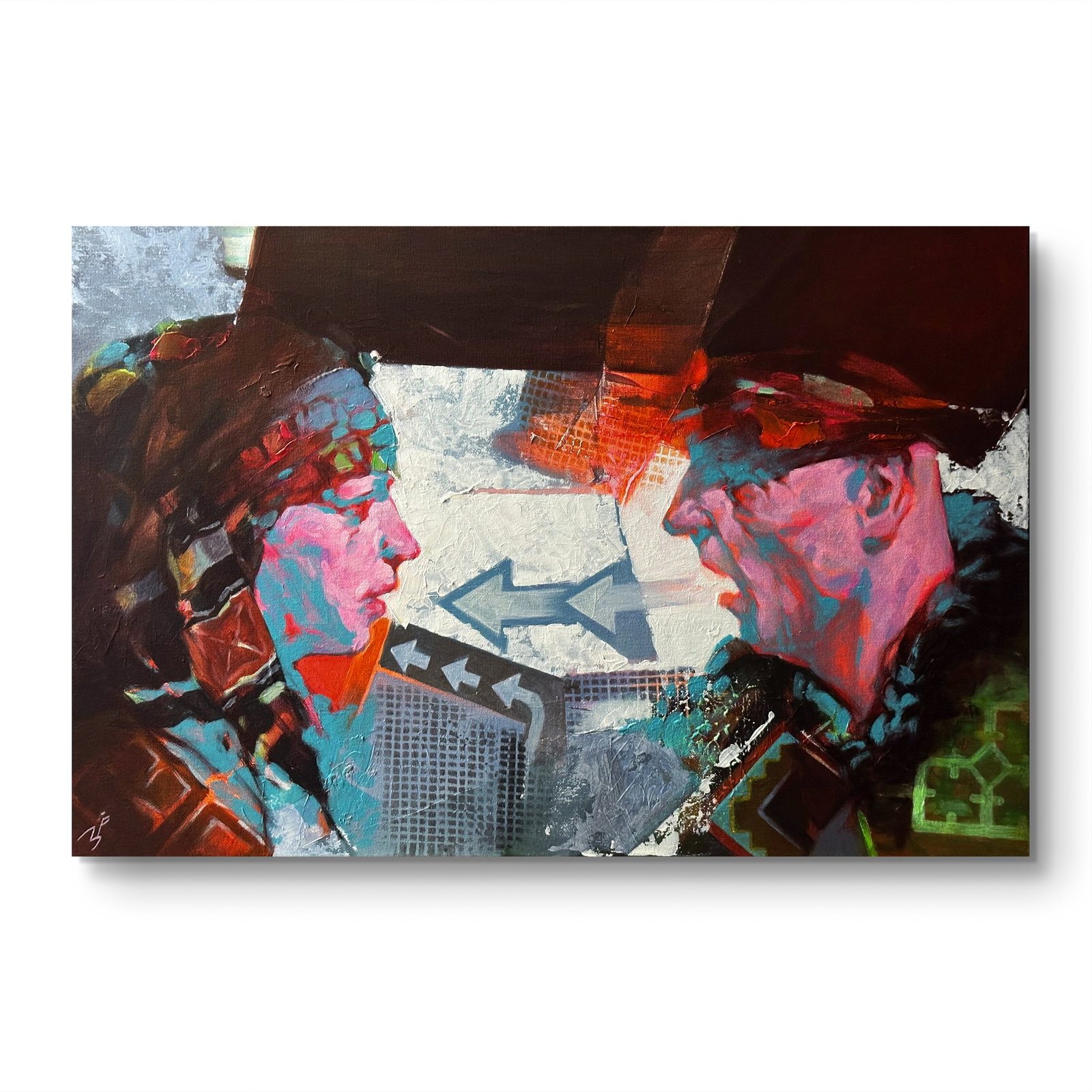 Oil genre painting Discussion Ivan T. - 2