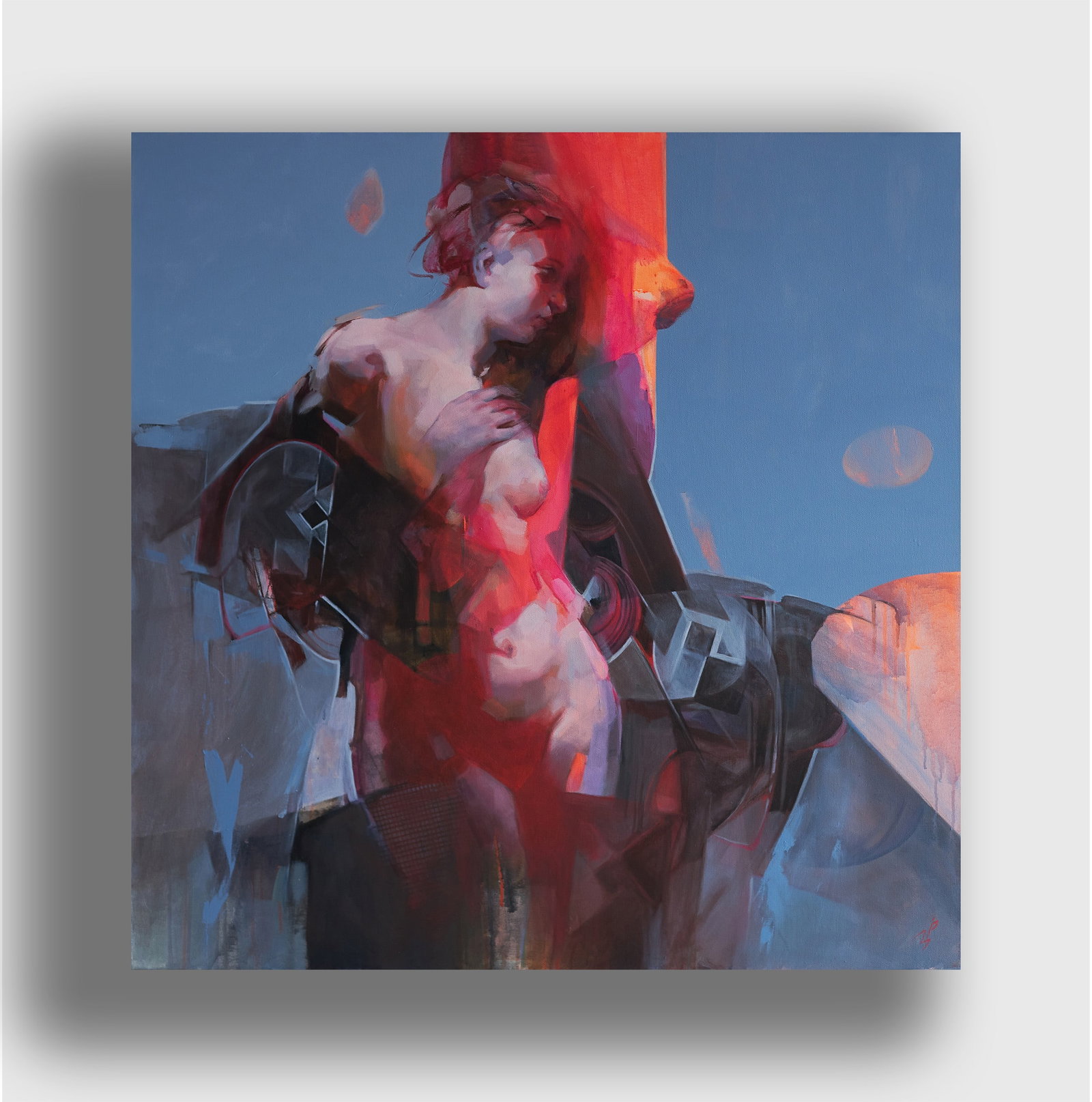 Oil genre painting Eve Ivan T. - 2