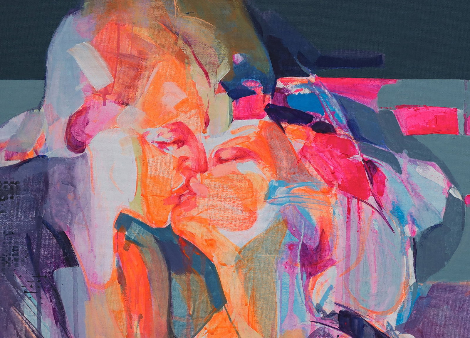 Oil genre painting Together Ivan T. - 7