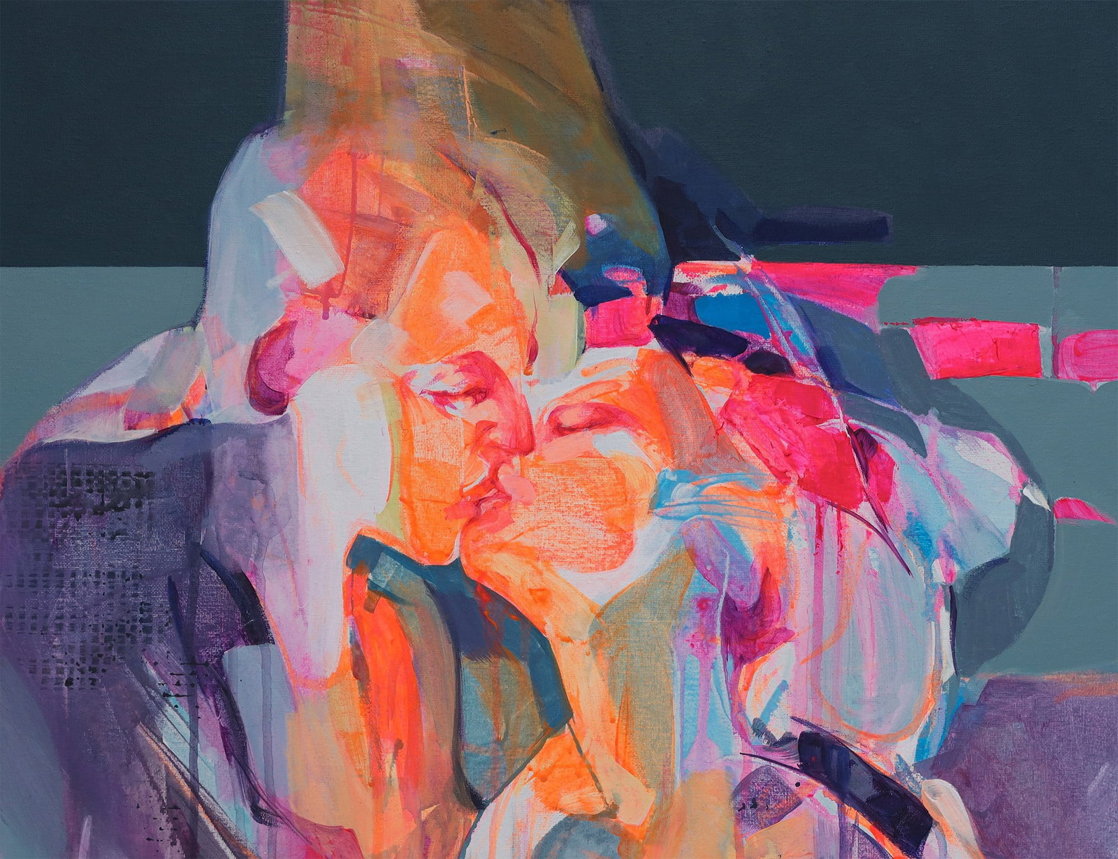 Oil genre painting Together Ivan T. - 9