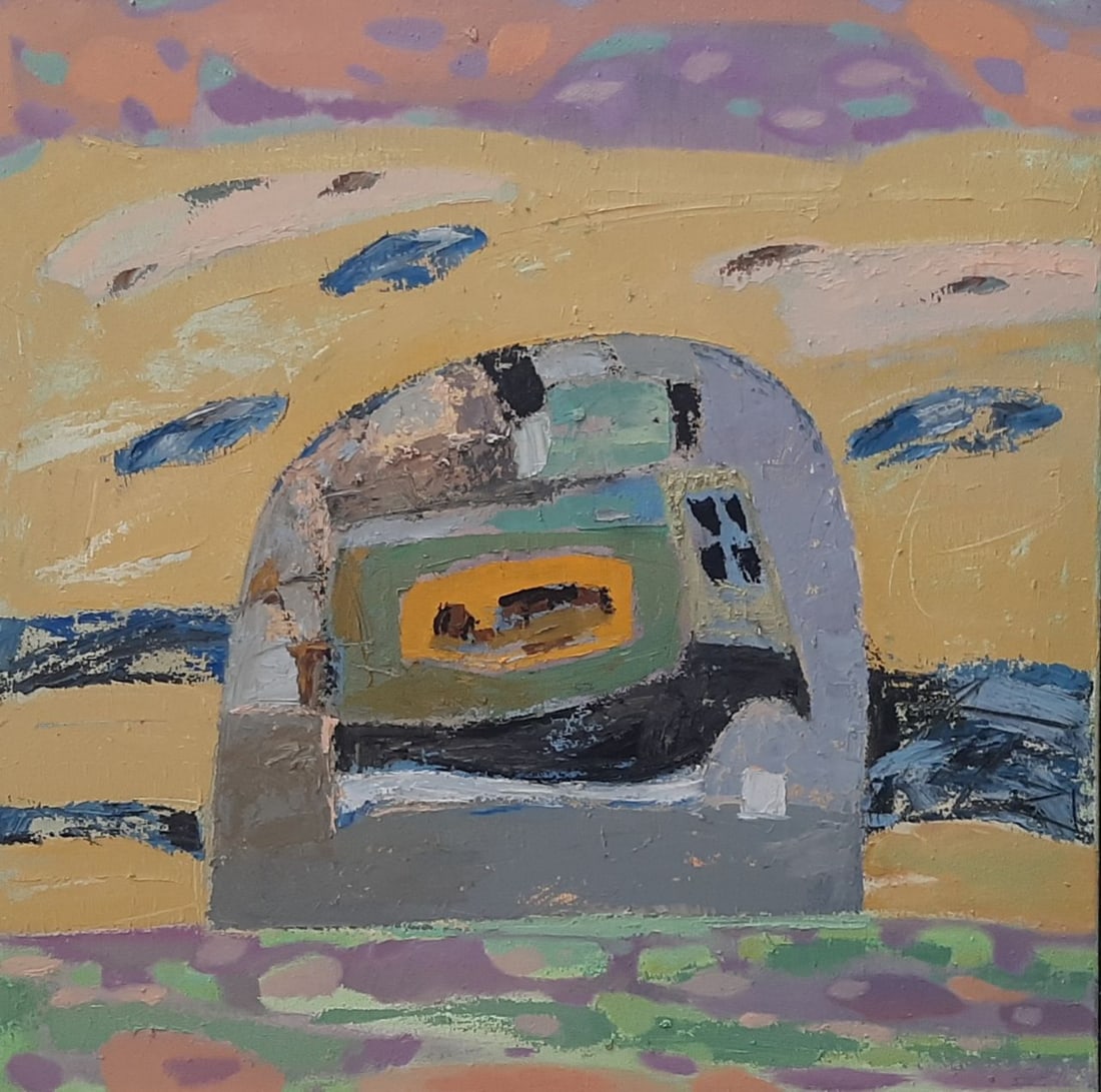 Abstract Oil painting House among the clouds Tetyana Shulyak: Title: Abstract Oil painting House among the clouds Tetyana Shulyak Description: 24Sl Painter: Tetyana Shulyak Size: 65x65 cm/25,59x25,59 inches Components: oil, canvas Original painting from our coll