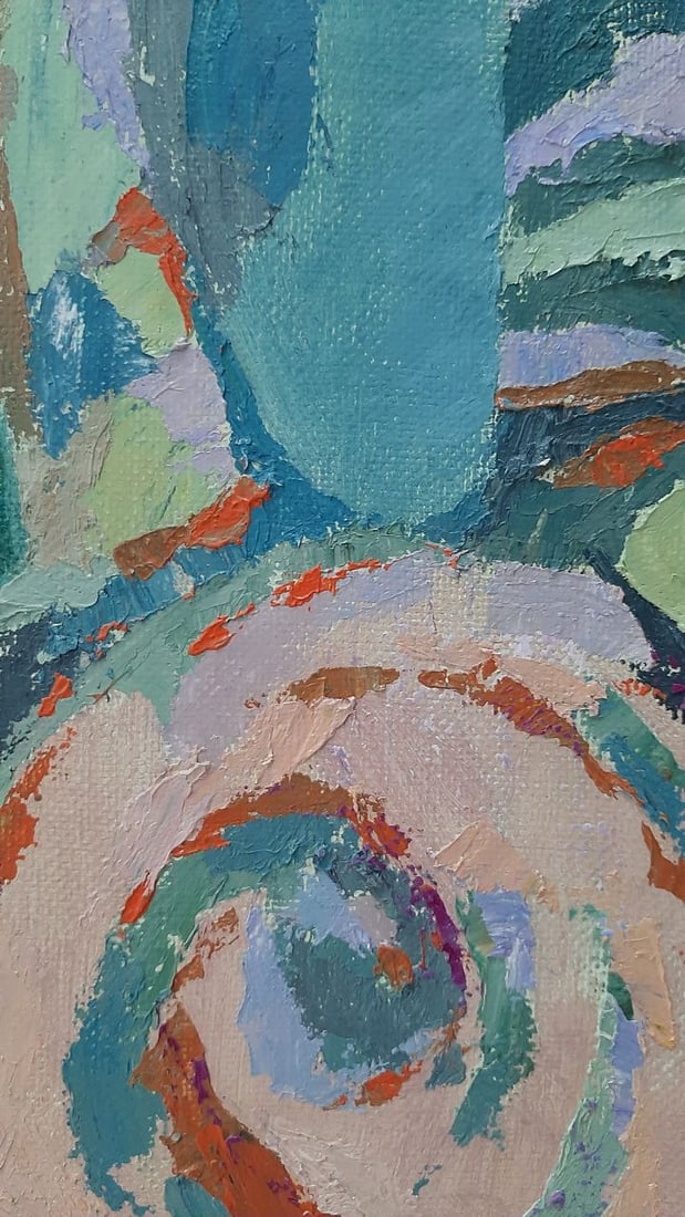 Abstract Oil painting Moving in circles Tetyana Shulyak - 3