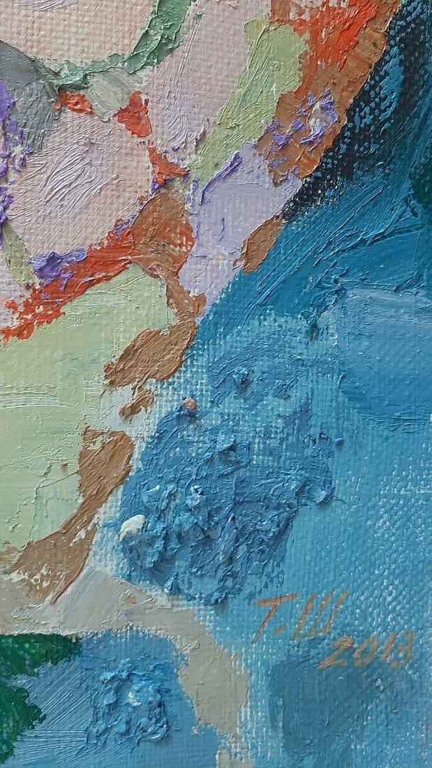 Abstract Oil painting Moving in circles Tetyana Shulyak - 7