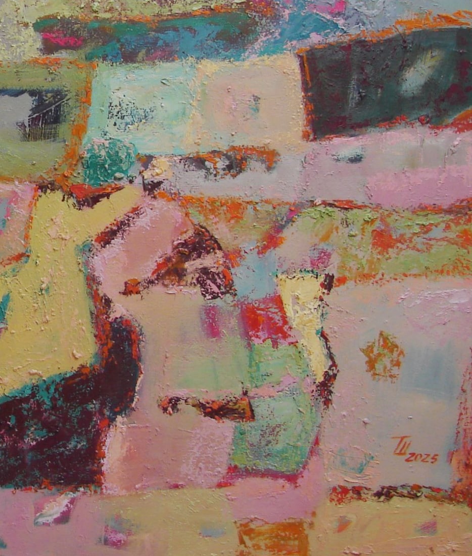Oil painting Pastel Landscape Tetyana Shulyak - 4