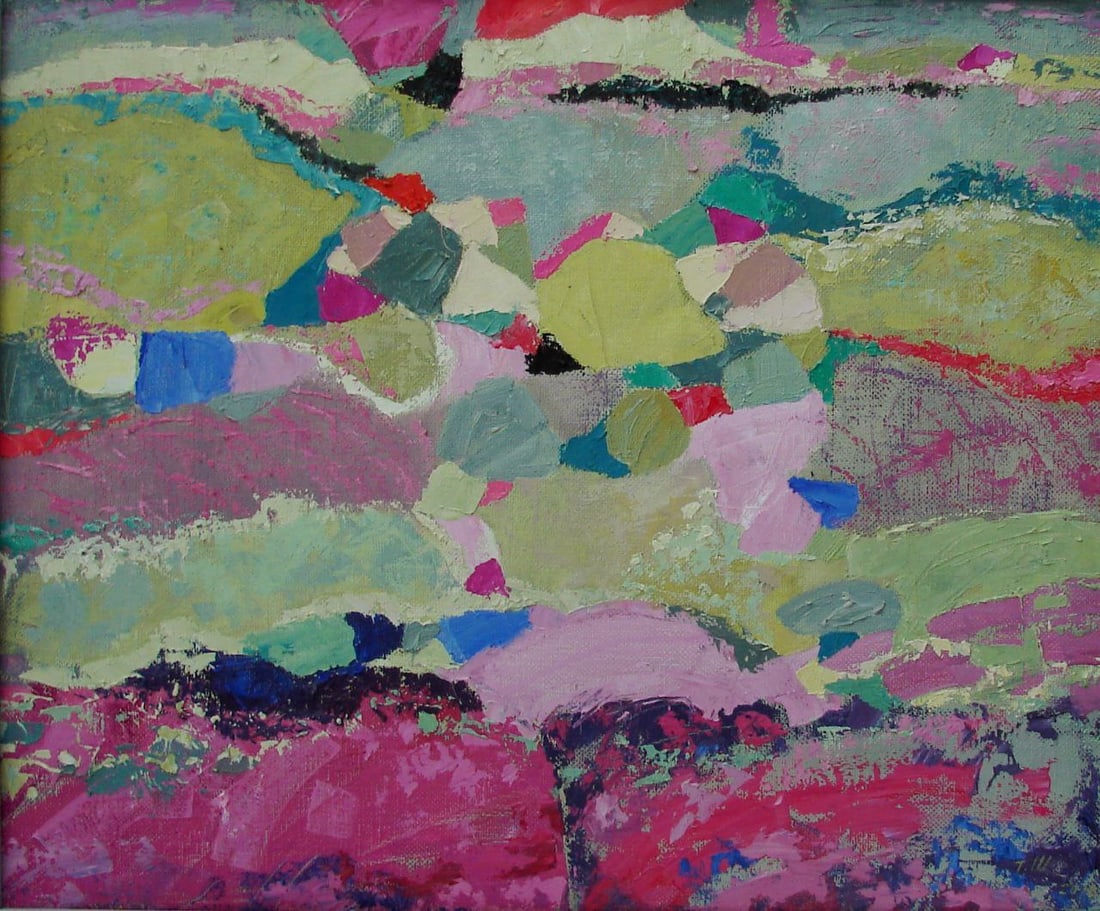 Oil painting Lavand field Tetyana Shulyak: Title: Oil painting Lavand field Tetyana Shulyak Description: 47Sl Painter: Tetyana Shulyak Size: 50x60 cm/19.68x23.62 inches Components: oil, canvas Original painting ERA: 2012 Short information: Te