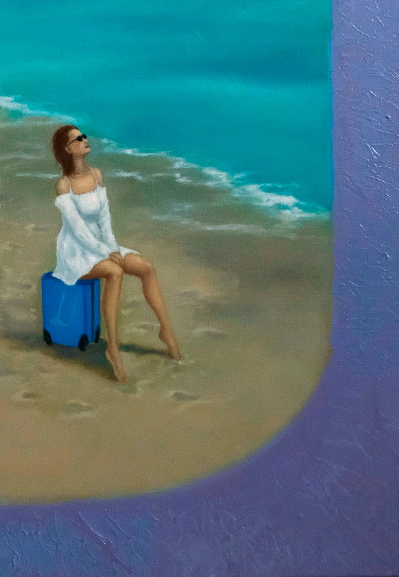 Oil painting Women on the beach Ukrainian painter - 8