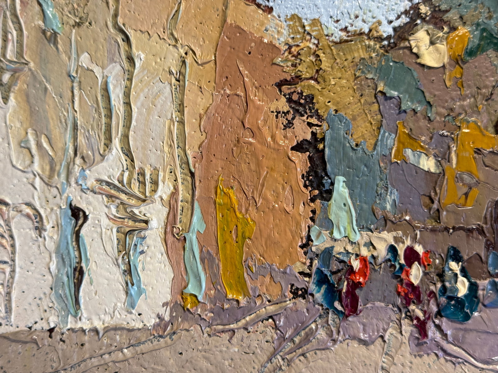 Oil painting with frame Lviv Halytska street K. Leonid - 5