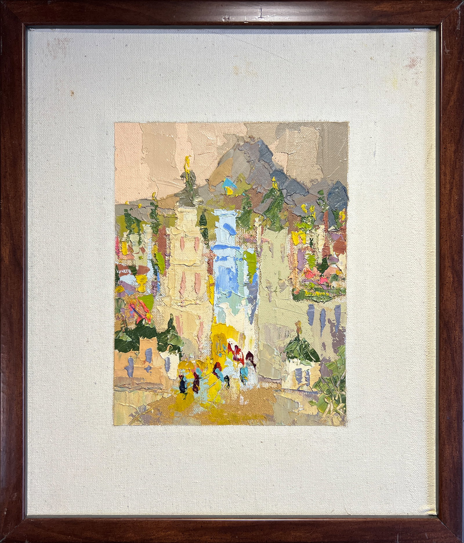 Oil painting with frame Lviv K. Leonid: Title: Oil painting with frame Lviv K. Leonid Description: 169KK Painter: K. Leonid Size: 36x30 cm/ 14.17x11.81 inches Components: oil, canvas, fiberboard Original painting CONDITION: exellent ERA:201