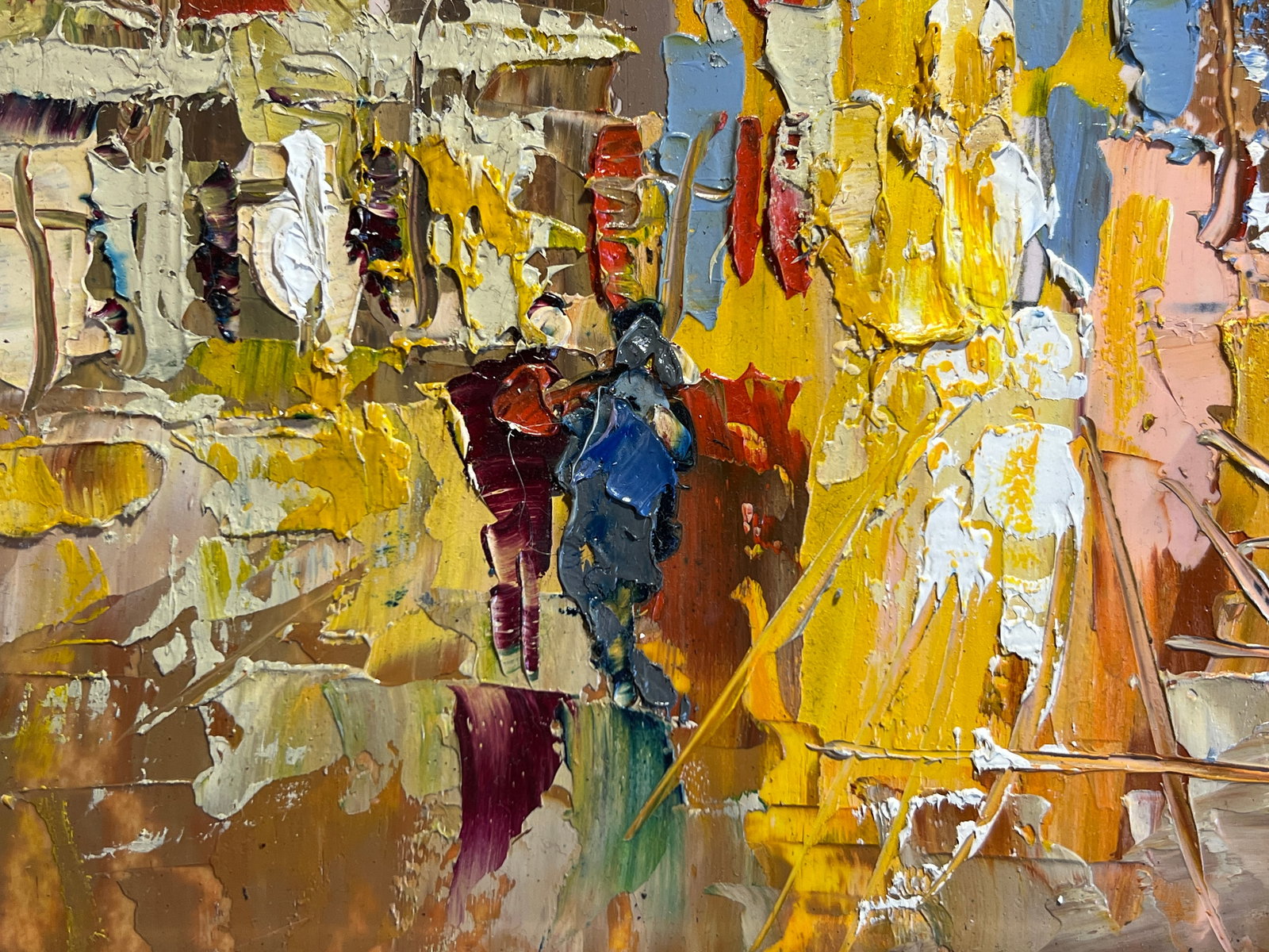 Oil painting with frame Evening K. Leonid - 10