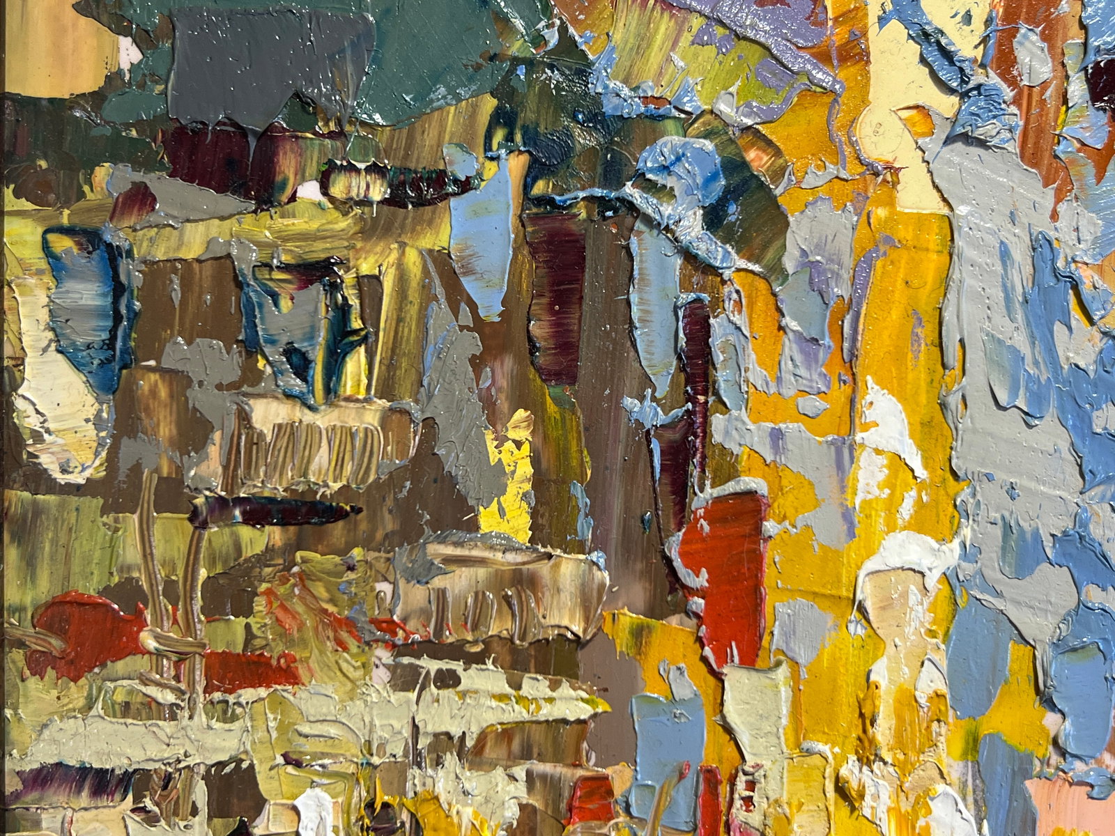 Oil painting with frame Evening K. Leonid - 6