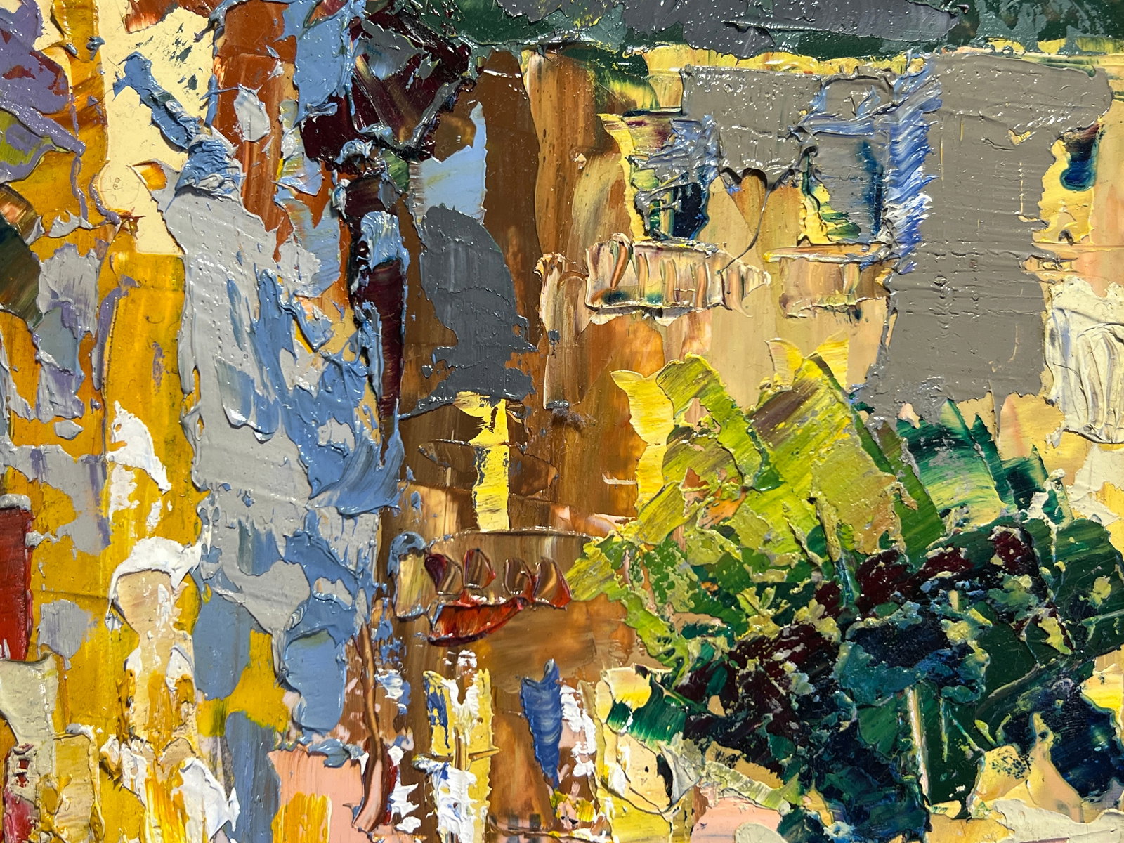 Oil painting with frame Evening K. Leonid - 7