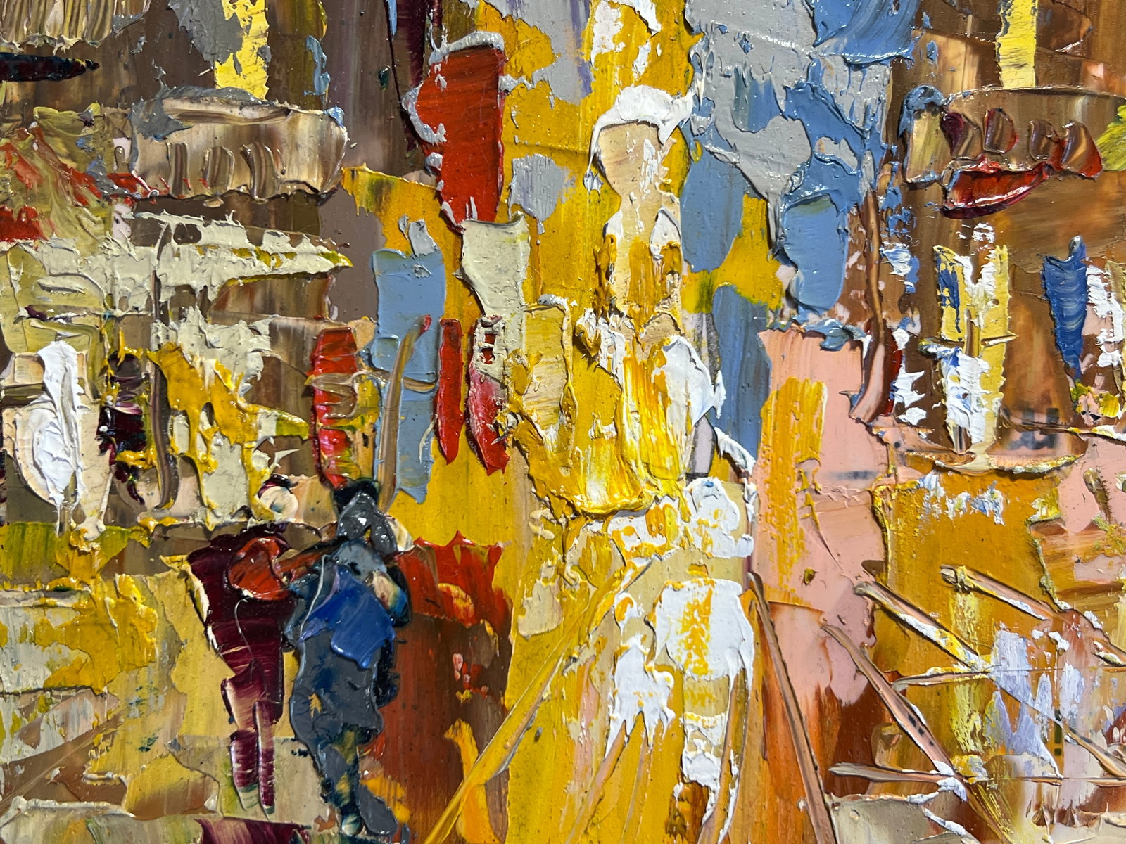 Oil painting with frame Evening K. Leonid - 9