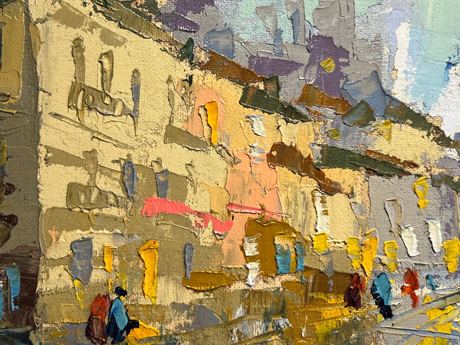 Oil painting with frame After the rain K. Leonid - 5