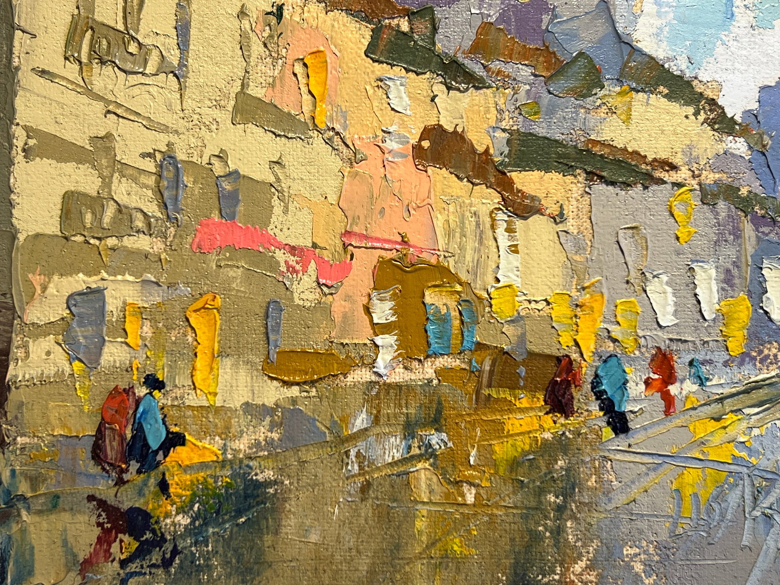 Oil painting with frame After the rain K. Leonid - 6