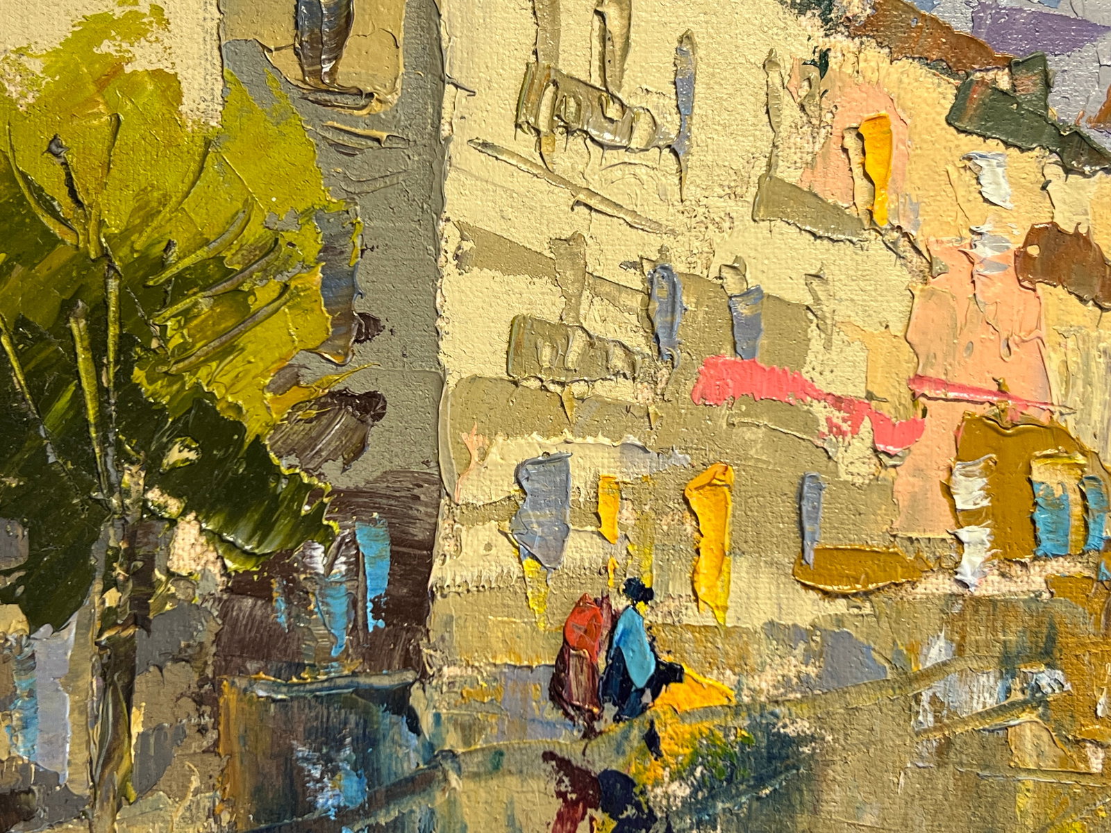 Oil painting with frame After the rain K. Leonid - 8