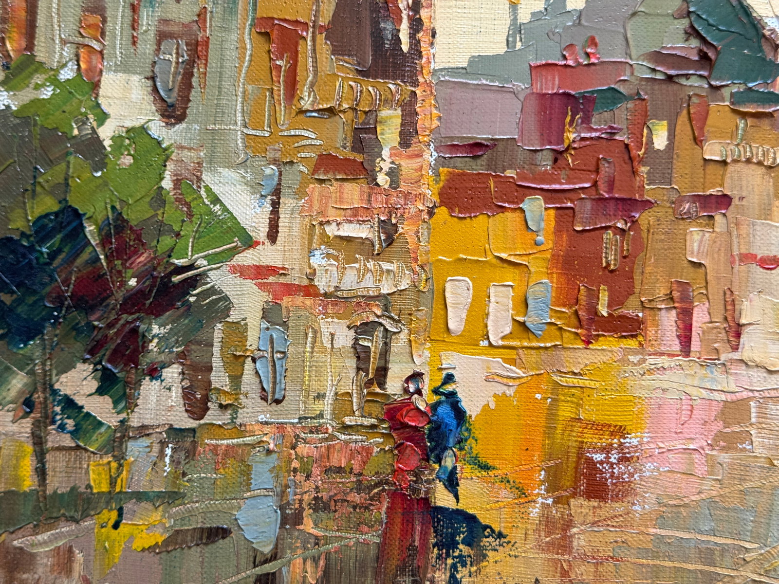 Oil painting with frame afternoon K. Leonid - 5