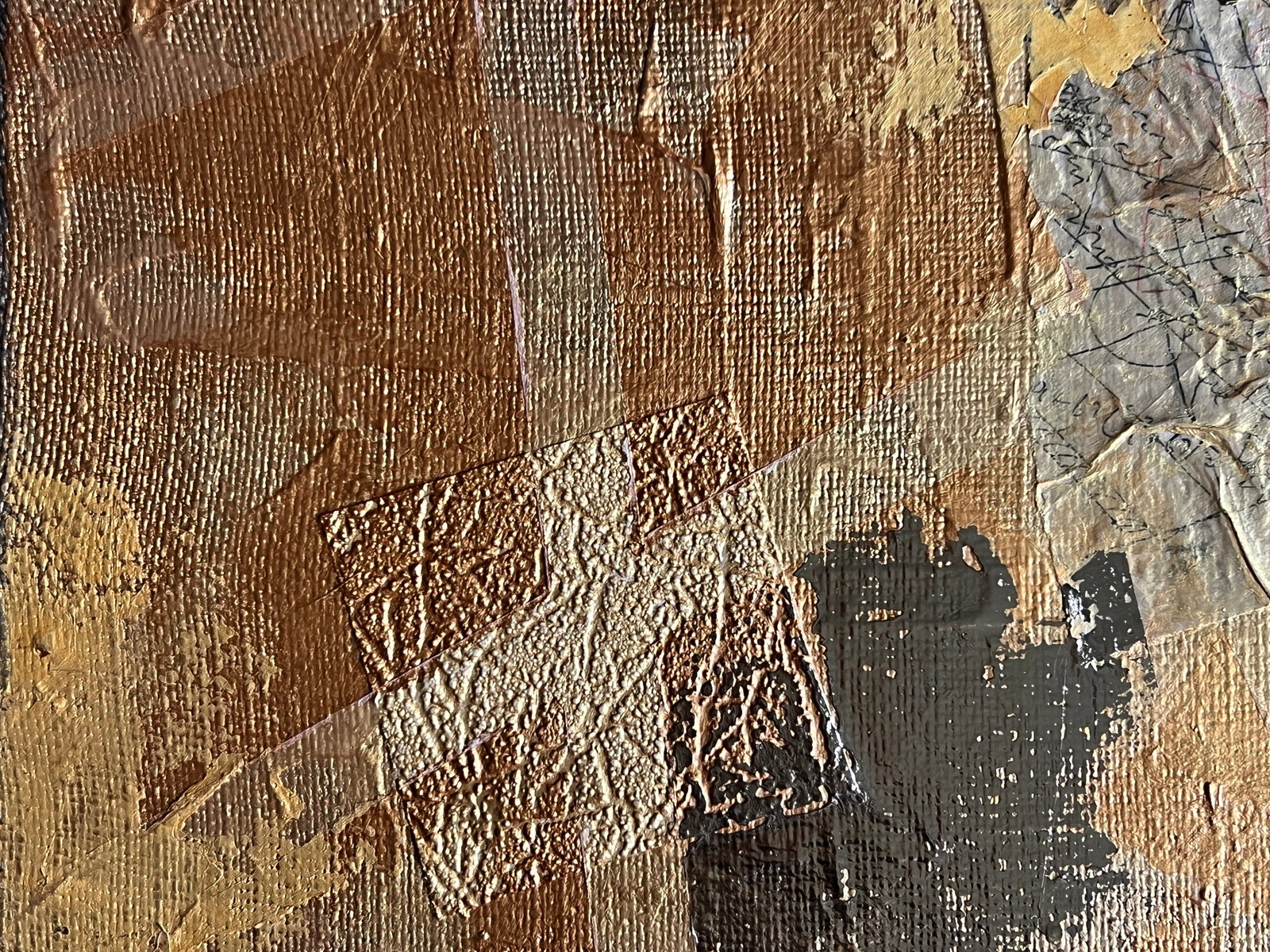 Perception Oil painting with frame gold K. Leonid - 5