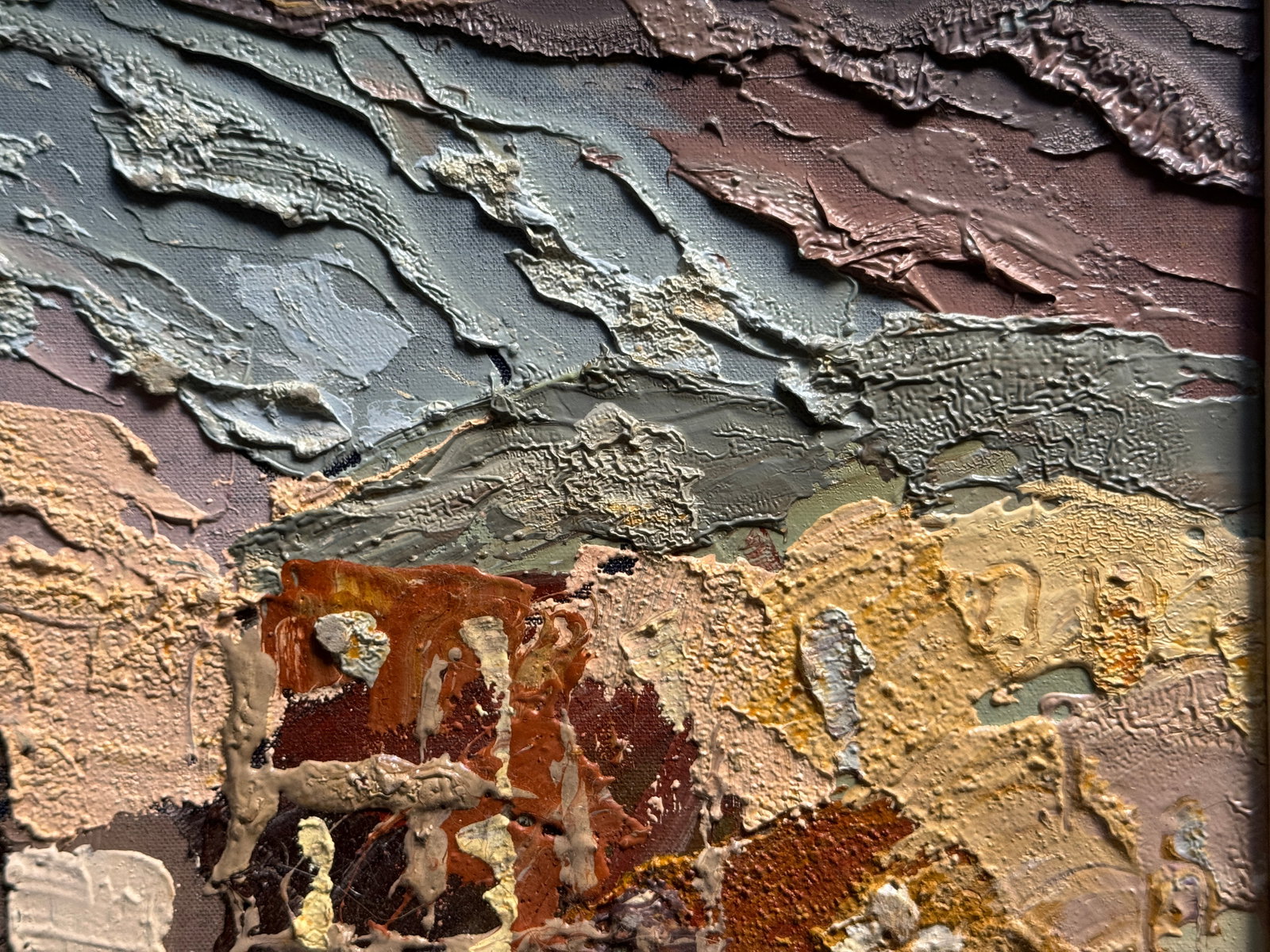 Oil painting with frame Market square in Lviv K. Leonid - 3