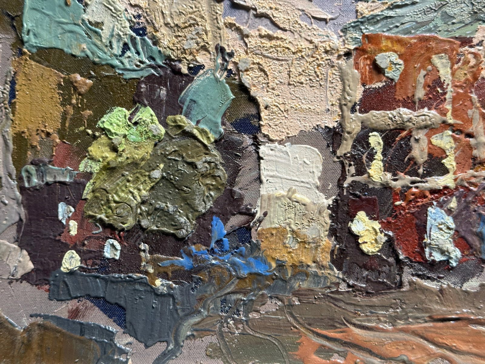 Oil painting with frame Market square in Lviv K. Leonid - 5