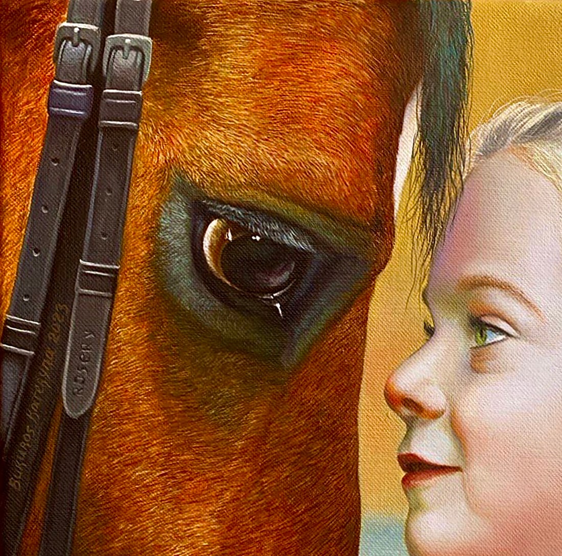 Oil painting Friendship Kateryna Bukuros - 2