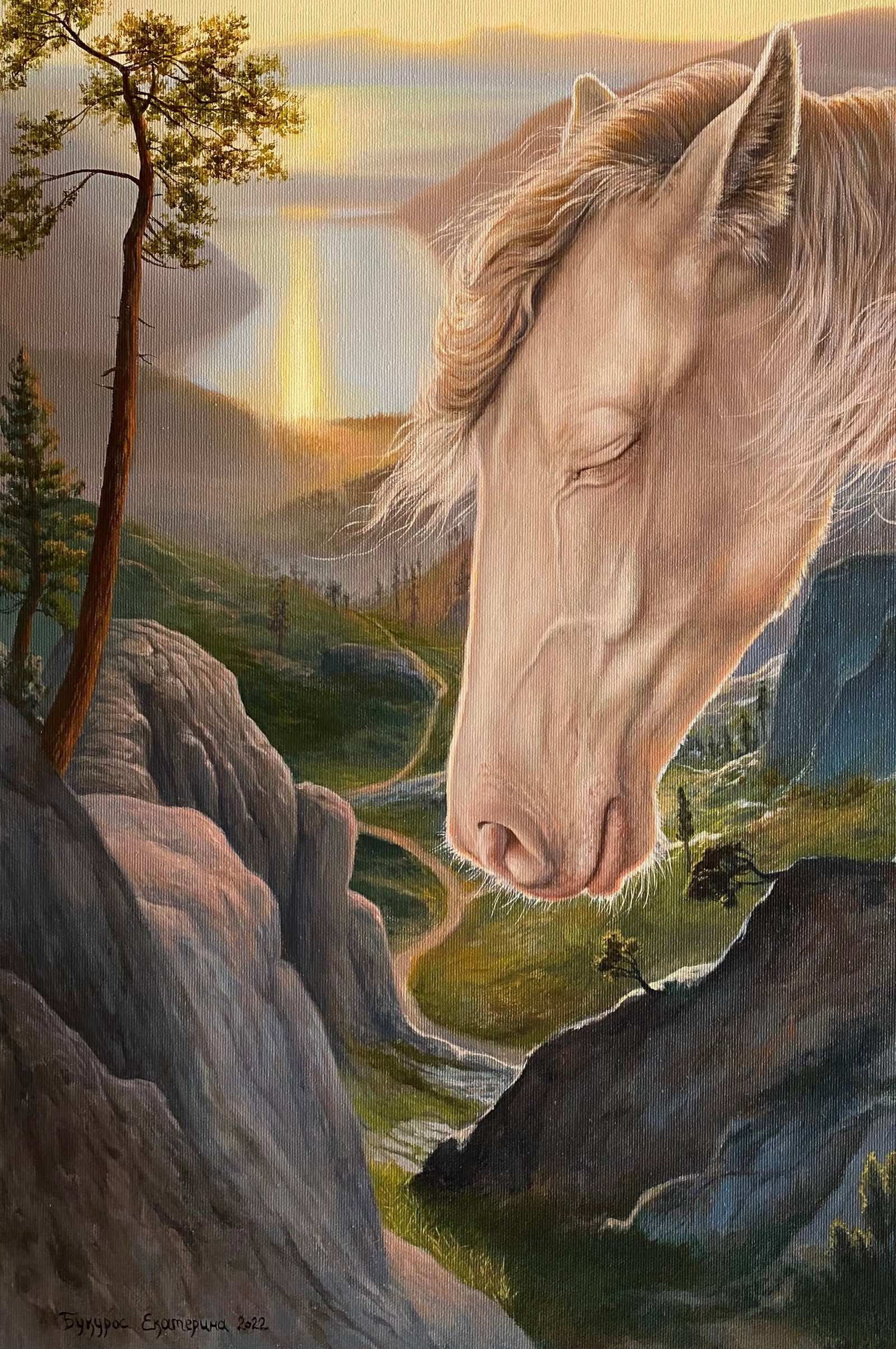 Oil painting Wind of Dreams Kateryna Bukuros - 4