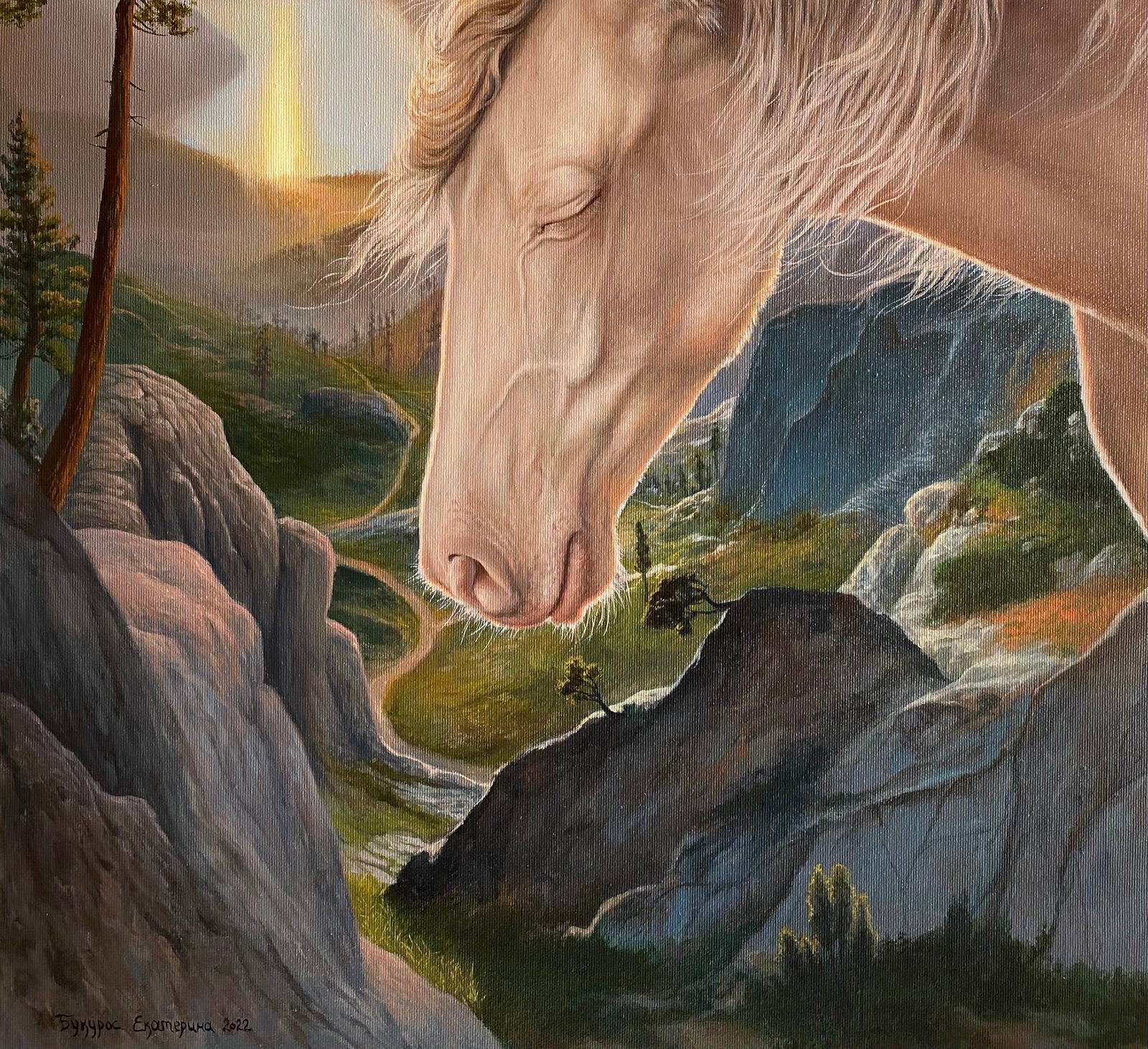 Oil painting Wind of Dreams Kateryna Bukuros - 7