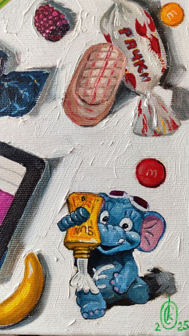 Oil painting Smells like teen spirit Oksana Sklym - 6