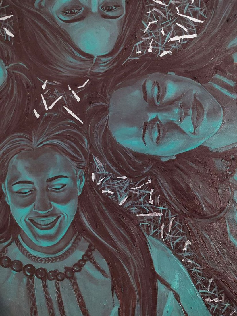 Oil painting Harmonious womens Oksana Sklym - 2