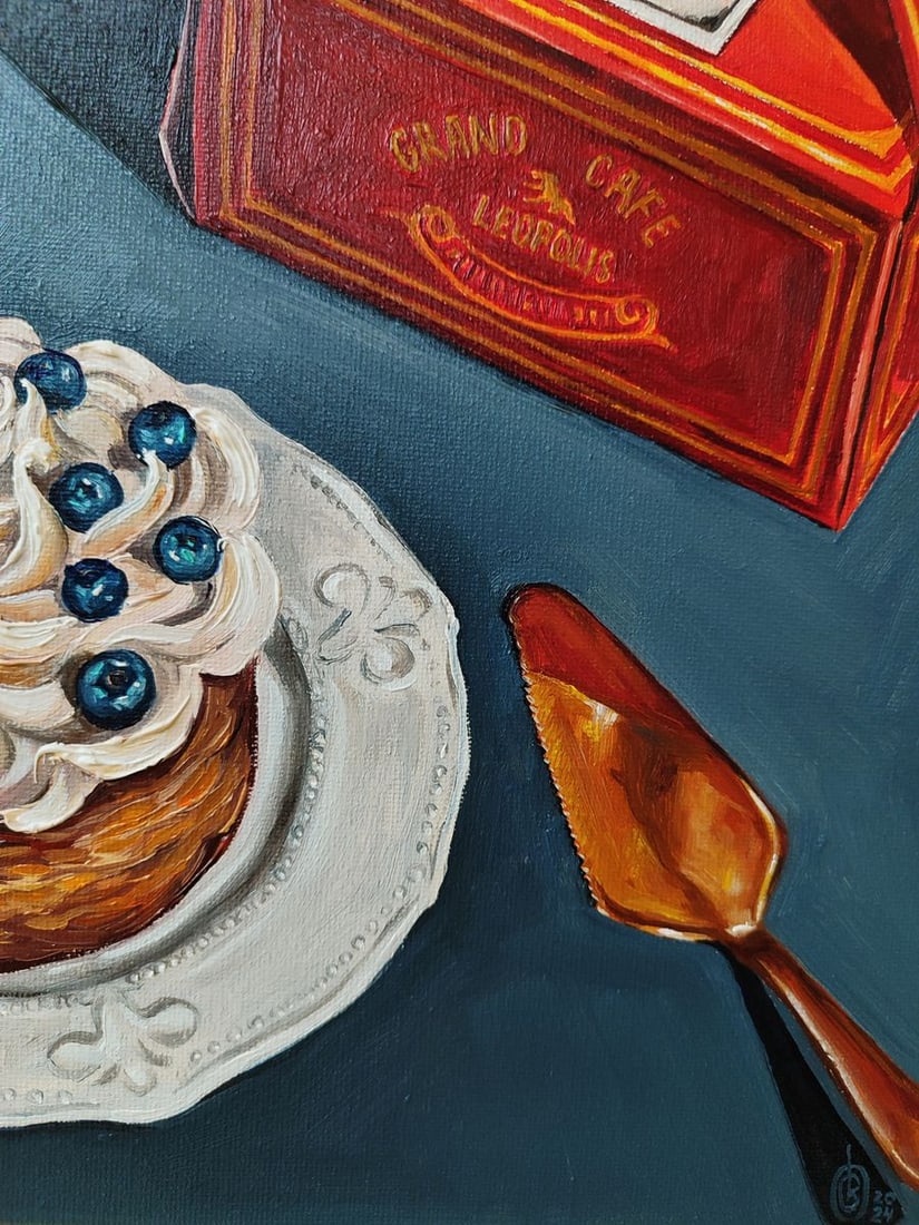 Oil painting Desert on the table Oksana Sklym - 4