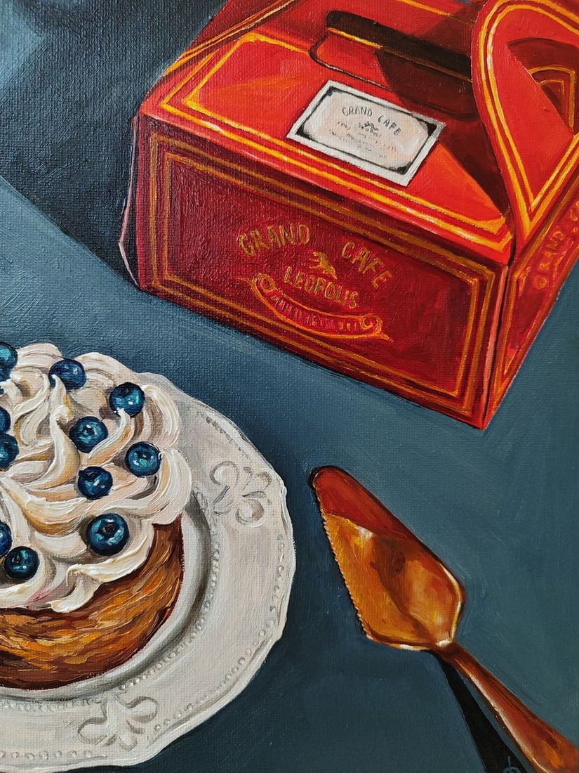 Oil painting Desert on the table Oksana Sklym - 6