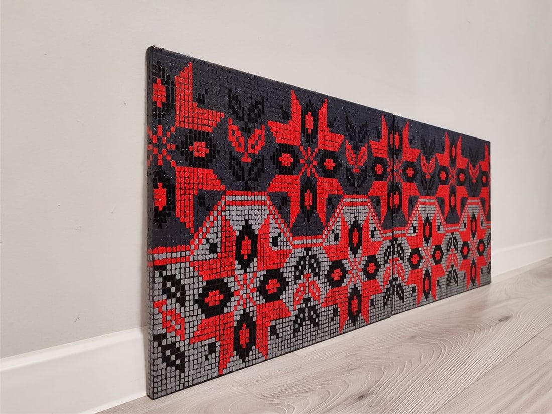 Oil painting Colorful ornament Oksana Sklym - 5