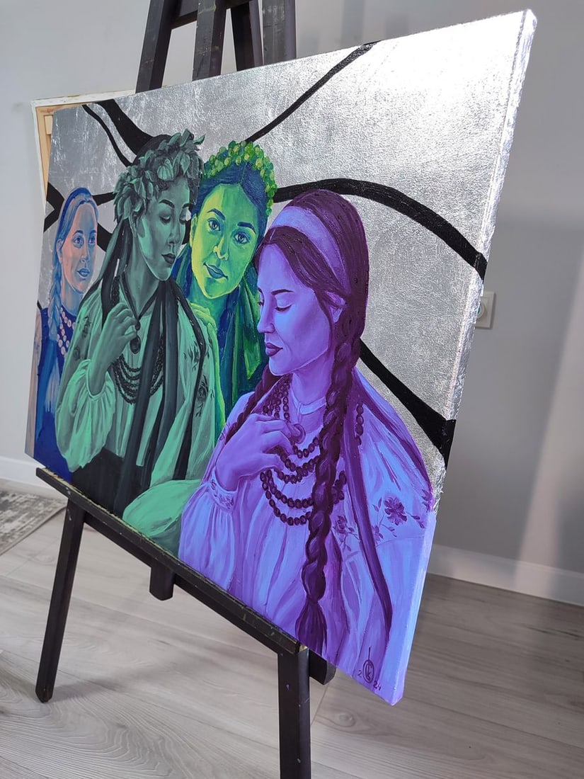 Oil painting Portrait of different girls Oksana Sklym - 5