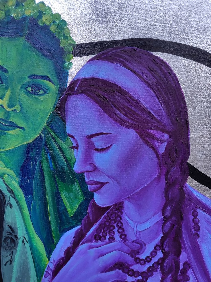 Oil painting Portrait of different girls Oksana Sklym - 7