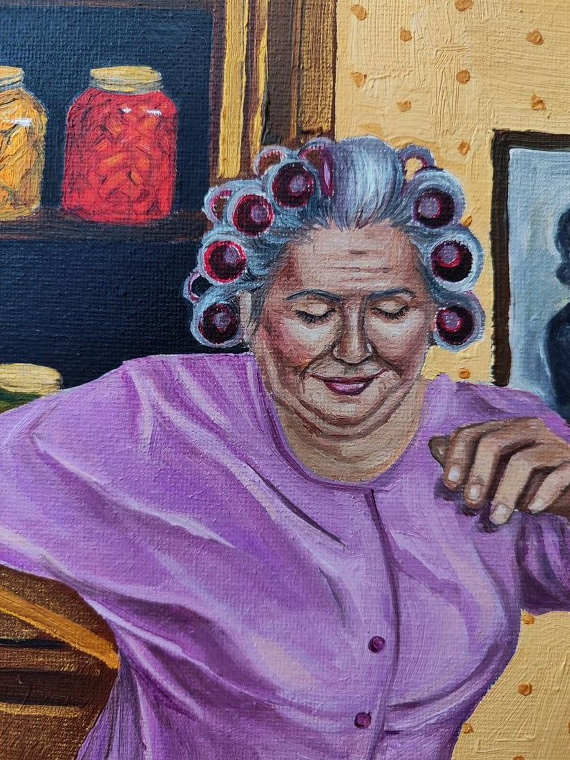 Oil painting Old age is a joy Oksana Sklym - 7